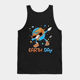 Happy Earth Day 2024 Funny Earth Day Dab Tank Top